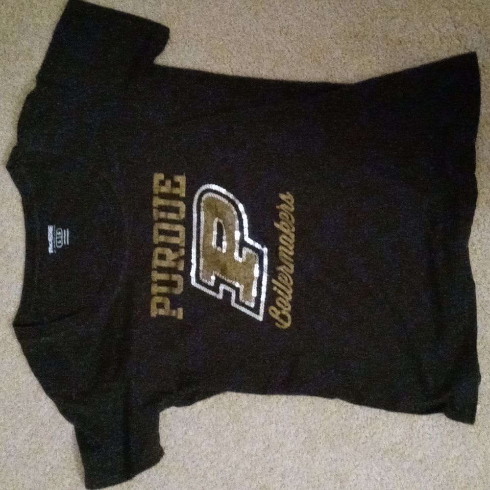 Women's pro edge Purdue Boilermakers t-shirt